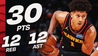 Jalen Johnson Makes Hawks History With 4th TRIPLE-DOUBLE of the Season | December 6, 2025