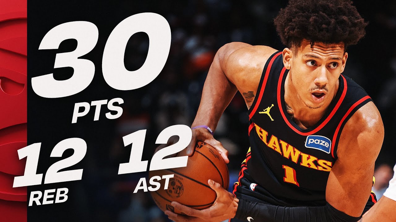 Jalen Johnson Makes Hawks History With 4th TRIPLE-DOUBLE of the Season | December 6, 2025