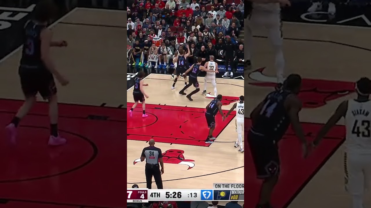 Bennedict Mathurin with his 6th Three of the Night 🔥