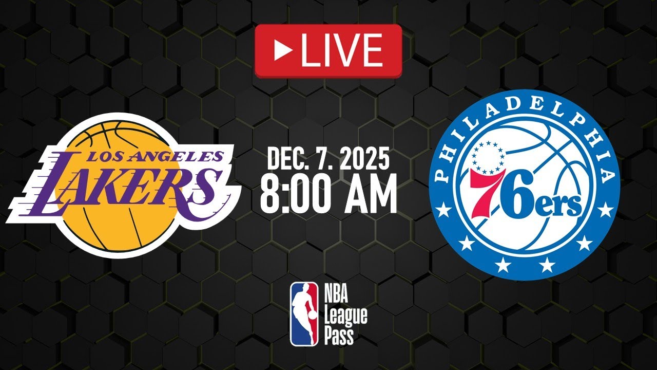 LIVE! LA Lakers vs Philadelphia 76ers LIVE Full Game | December 7, 2025 | NBA LIVE