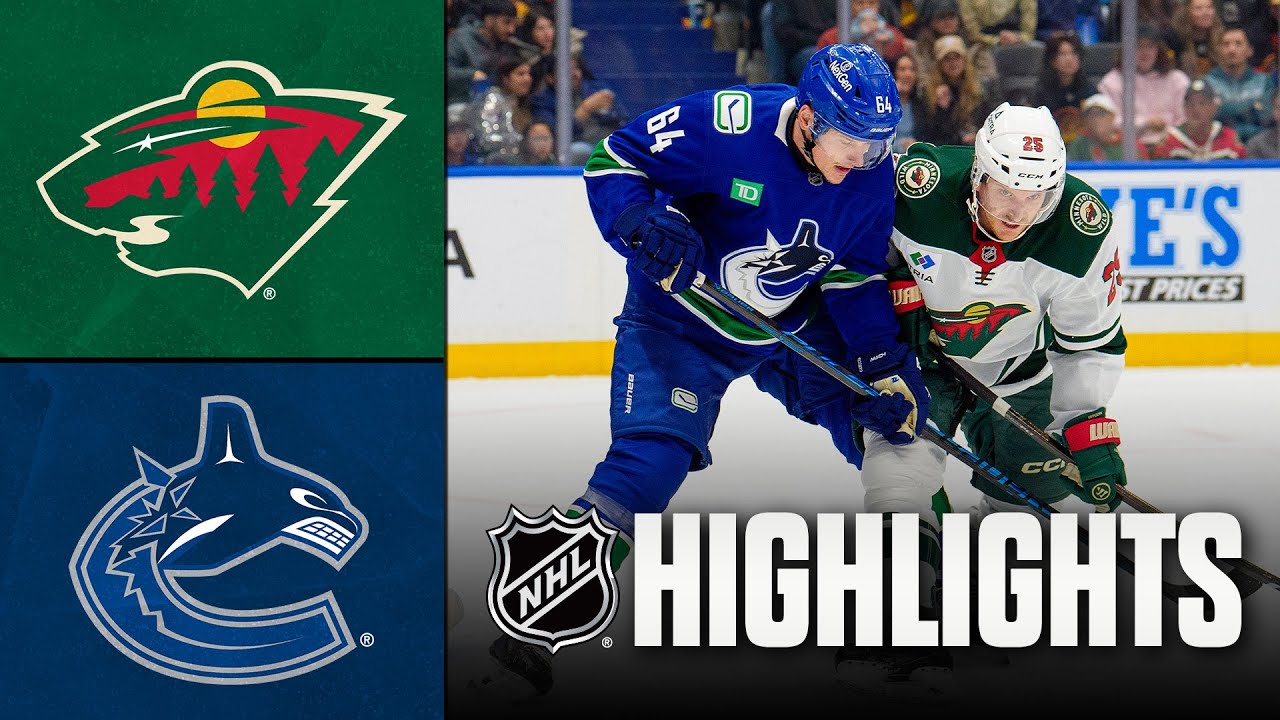 Wild vs. Canucks | NHL Highlights | December 06, 2025