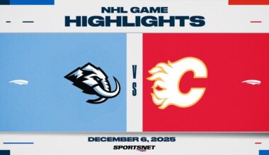 NHL Highlights | Mammoth vs. Flames - December 6, 2025