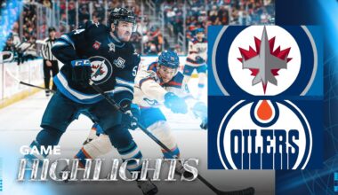Edmonton Oilers vs. Winnipeg Jets - Game Highlights