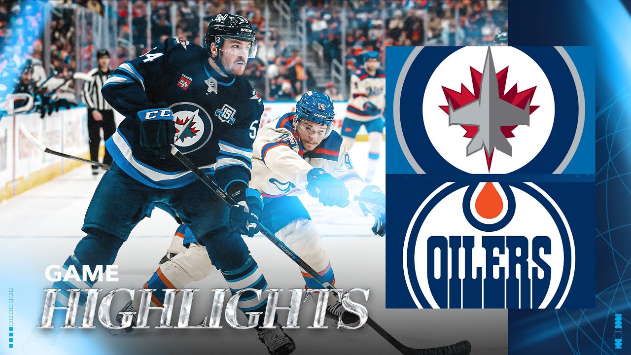 Edmonton Oilers vs. Winnipeg Jets - Game Highlights