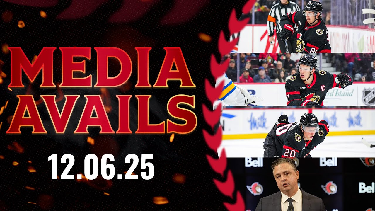 Brady Tkachuk, Jake Sanderson, Fabian Zetterlund, Travis Green Postgame Media vs STL