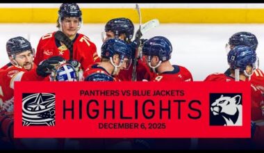 Panthers vs Blue Jackets Highlights | COMEBACK CATS win in OT! | 12.06.25