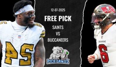 New Orleans Saints vs Tampa Bay Buccaneers 12/7/25 NFL Pick & Prediction | NFL Week 14