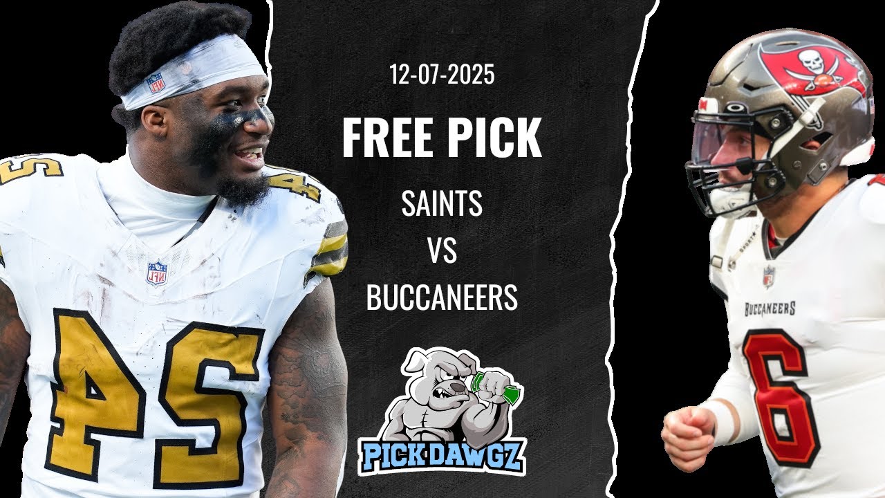 New Orleans Saints vs Tampa Bay Buccaneers 12/7/25 NFL Pick & Prediction | NFL Week 14