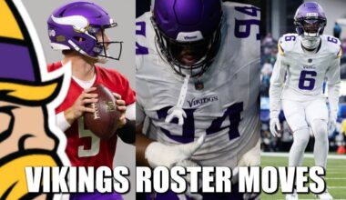 Vikings Roster Moves: Wolford to the 53, McGlothern/Taimani Elevated