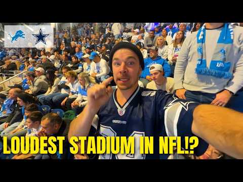 Cowboys fan IMPRESSED by Detroit Lions fans (MY EARS ARE STILL RINGING!)
