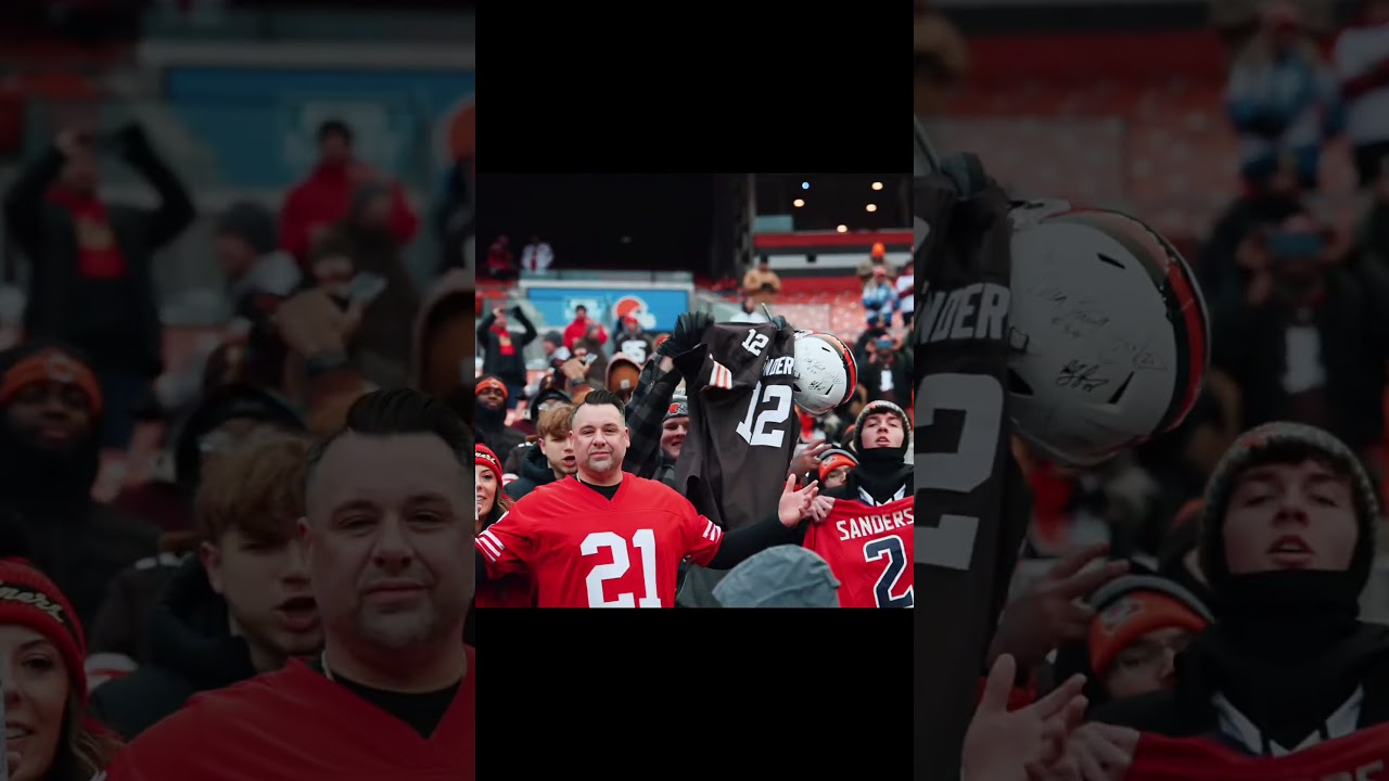 Cleveland showing love to the sanders