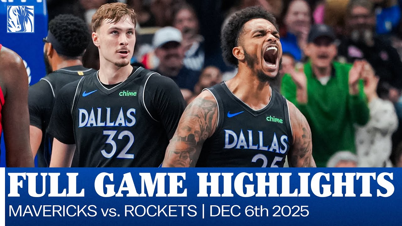 Mavericks Highlights vs. Houston Rockets | December 6, 2025