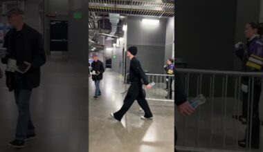 J.J. McCarthy arrives for Commanders game ‼️