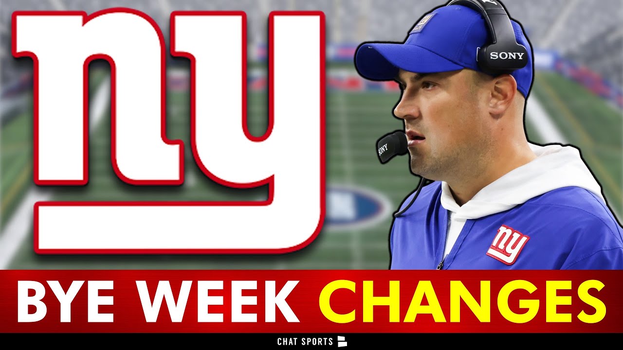 Giants Making MAJOR Bye Week Changes | New York Giants Rumors