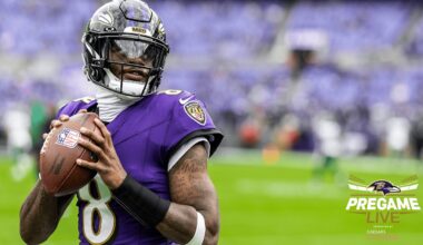 Ravens Pregame Live Versus the Steelers | Baltimore Ravens