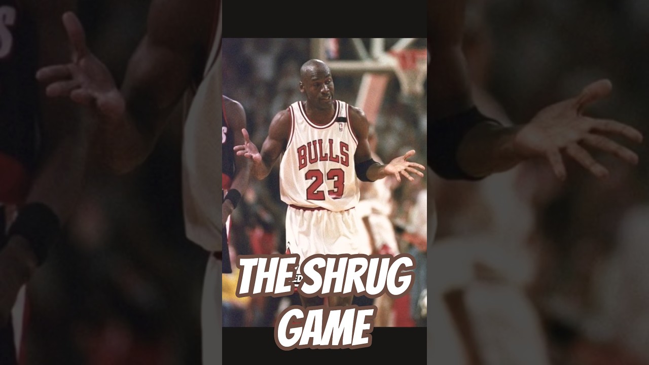 NBA MOMENTS: MICHAEL JORDAN "THE SHRUG GAME" - GAME 1 1992 NBA FINALS - BULLS VS BLAZERS