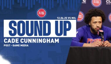 Post-Game Press Conference: Cade Cunningham | Pistons vs. Bucks | 12.06.2025