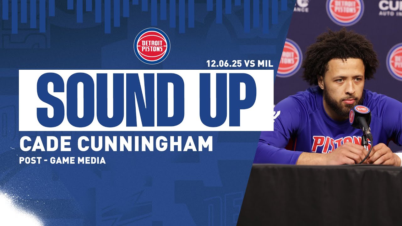 Post-Game Press Conference: Cade Cunningham | Pistons vs. Bucks | 12.06.2025