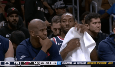 Chris Paul looked worried in his last game as a Clipper