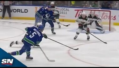 Canucks’ Willander Picks Top Corner For First Career NHL Goal