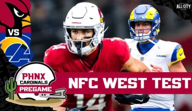 PREGAME: Arizona Cardinals OUT Multiple Wide Receivers In DANGEROUS Matchup VS Los Angeles Rams