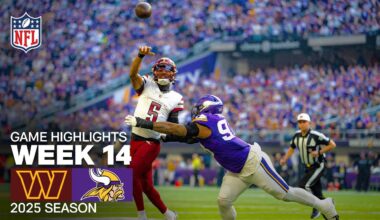 Washington Commanders vs Minnesota Vikings Game Highlights | 2025 NFL Season Week 14