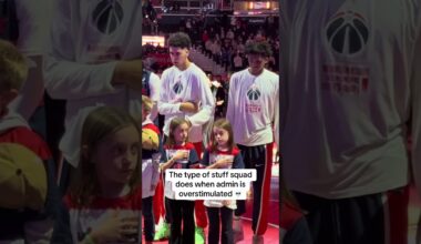 Will Riley and AJ Johnson got jokes 🤣 #nba #warmups #prank #shorts