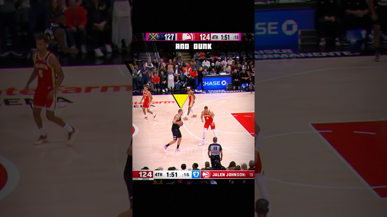 PART 1 - 1-Point Game… a 7’6″ Wingspan Still Can’t Reach—Then a Missed Layup?! 😳Nuggets Hawks #nba