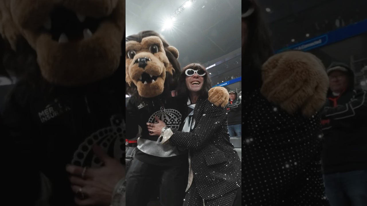 Mr. Fantasy went to his first sporting event last night!!!! #lakings #hockey