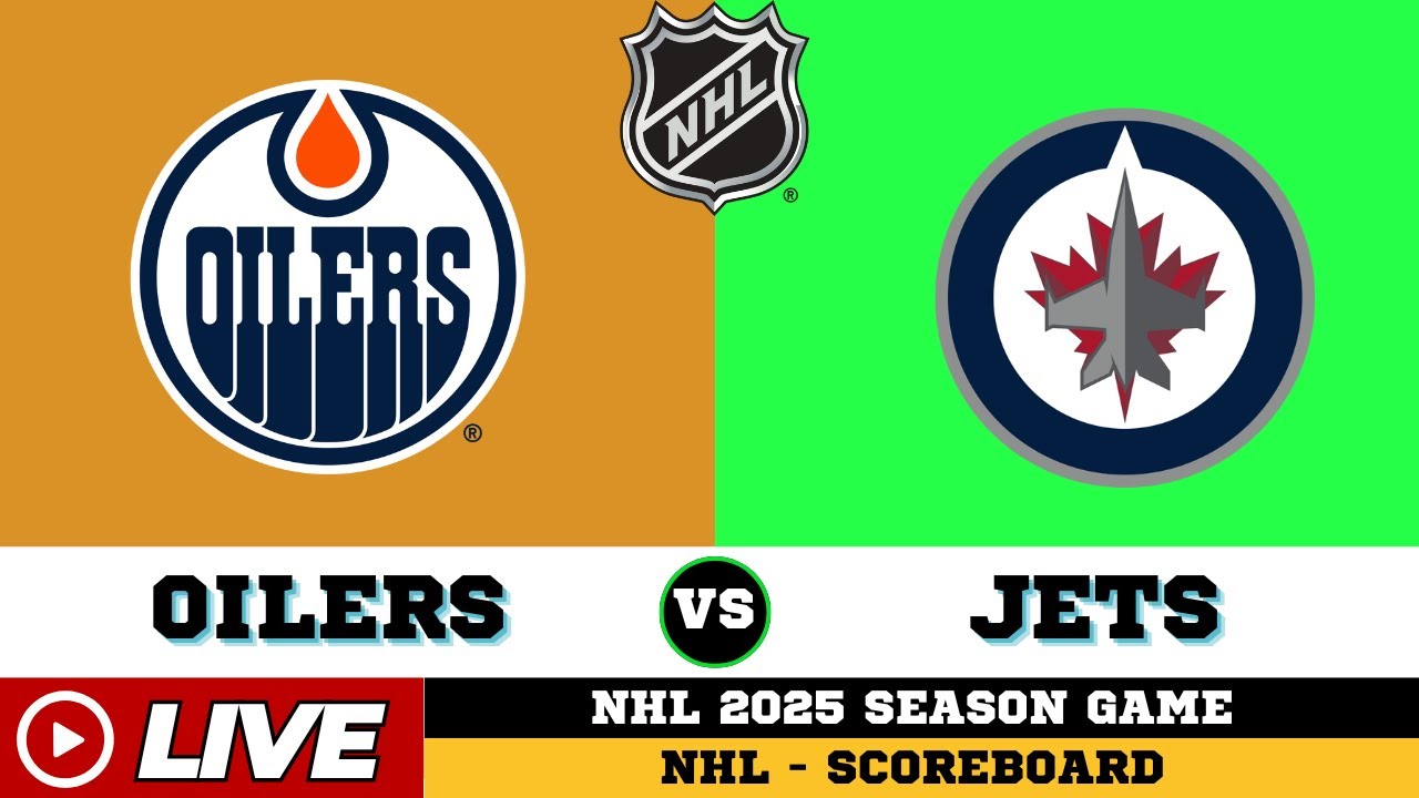 🔴LIVE : Winnipeg Jets Vs Edmonton Oilers | NHL 2025 | NHL Live SCOREBOARD