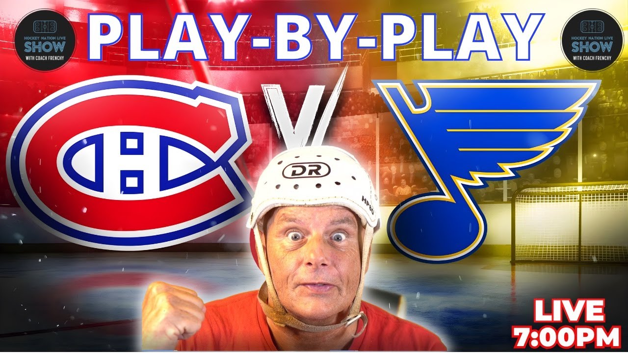 Montreal Canadiens vs St. Louis Blues LIVE | Chasing 3 Wins in a Row! (Reaction)
