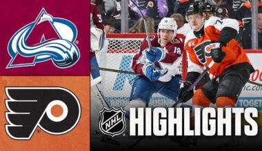 Avalanche vs. Flyers | NHL Highlights | December 07, 2025