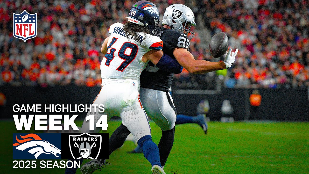 Denver Broncos vs Las Vegas Raiders Game Highlights | 2025 NFL Season Week 14