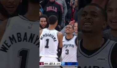 got us hype 🗣️ #nba #spurs #benchreactions