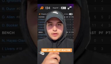 Reaction To The Suns LOSING To The Jazz 😬 #nba #phoenixsuns #devinbooker