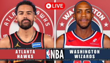 Atlanta Hawks vs Washington Wizards | NBA Live Today | Play-By-Play Scoreboard 2025