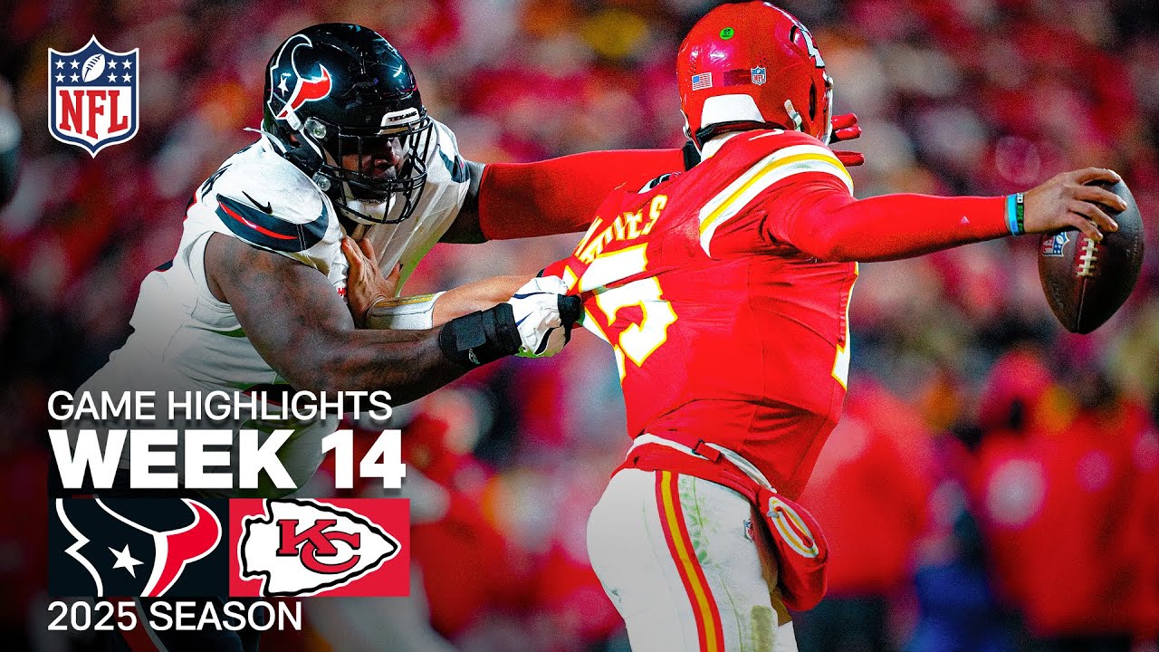 Houston Texans vs Kansas City Chiefs Game Highlights | 2025 NFL Season Week 14