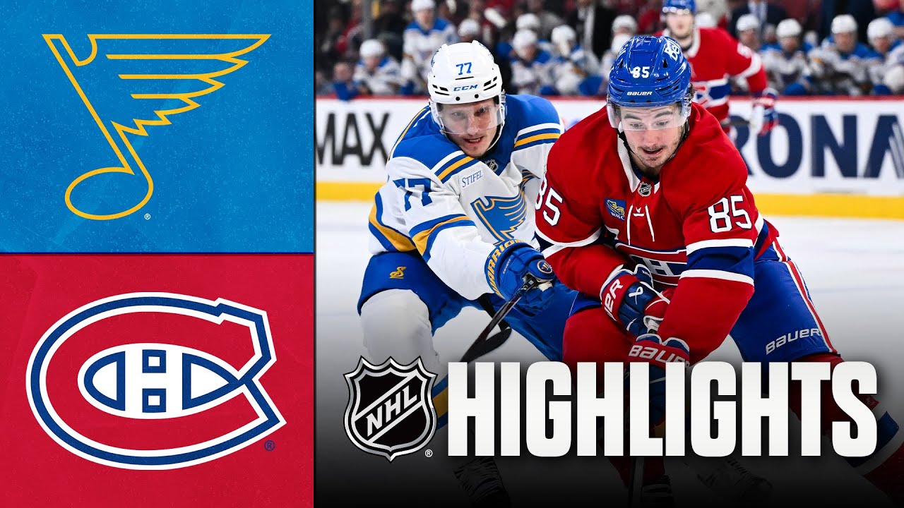 Blues vs. Canadiens | NHL Highlights | December 07, 2025