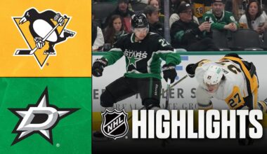 Penguins vs. Stars | NHL Highlights | December 07, 2025