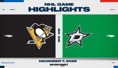 NHL Highlights | Penguins vs. Stars - December 7, 2025