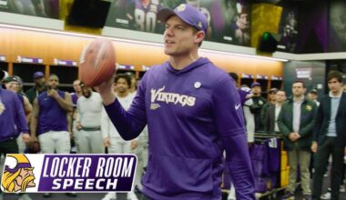 Kevin O’Connell’s Locker Room Speech After Minnesota Vikings Win Over Washington Commanders