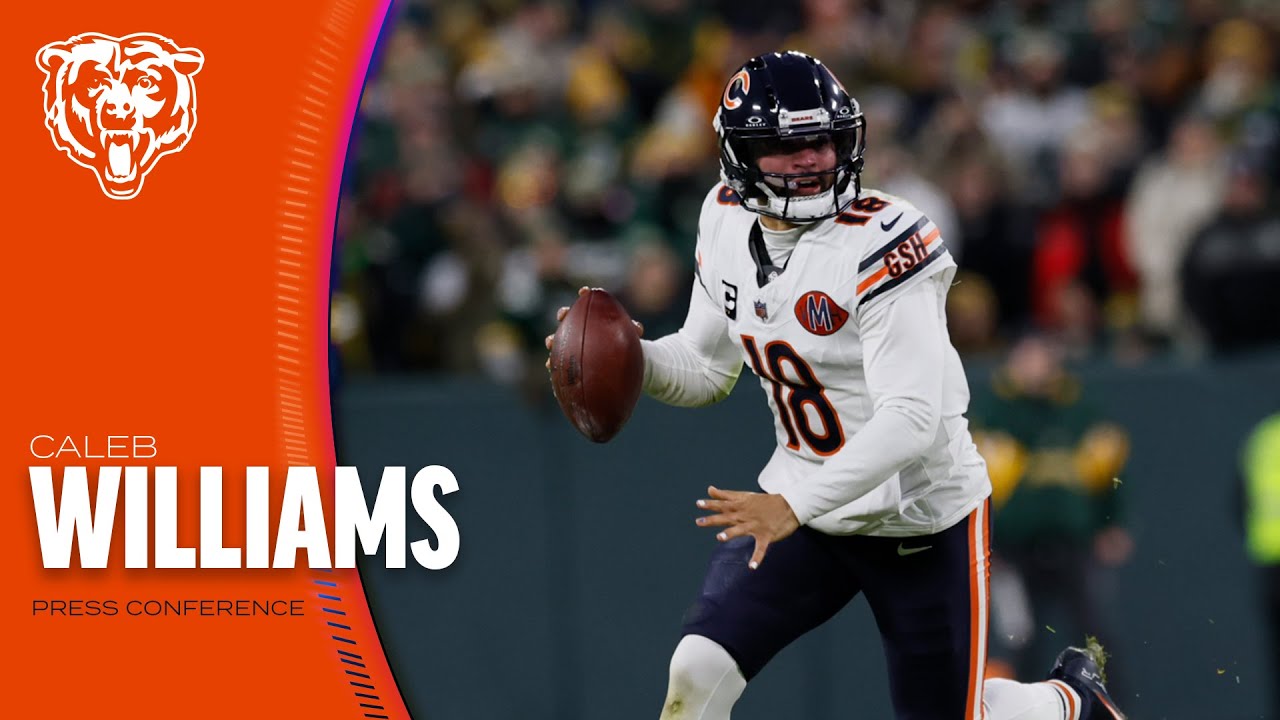 Caleb Williams on Week 14 performance in Green Bay | Press Conference