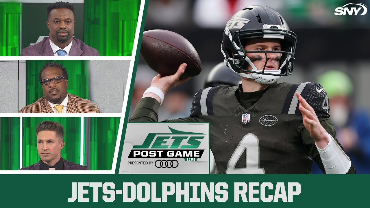 Bart Scott, Willie Colon, and Connor Rogers react to Jets' 34-10 loss to Dolphins