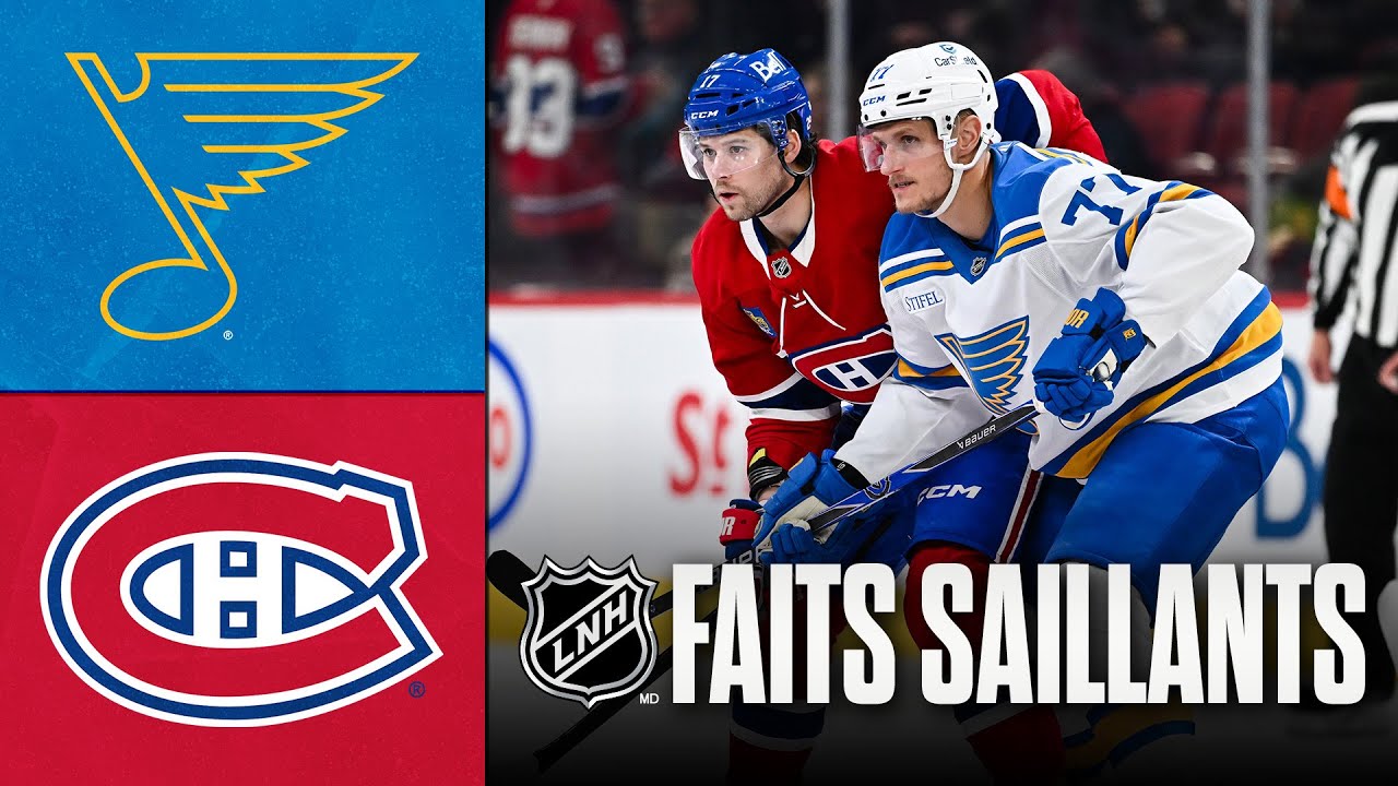 Blues vs Canadiens 07/12/25 | Faits saillants