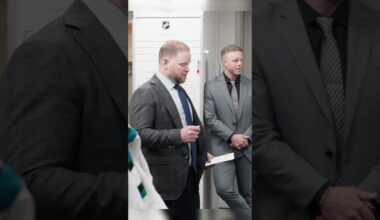 Coach's postgame speech from Carolina.  #hockey #nhl #sharks