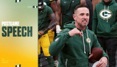 Postgame Speech: Packers celebrate win over Bears
