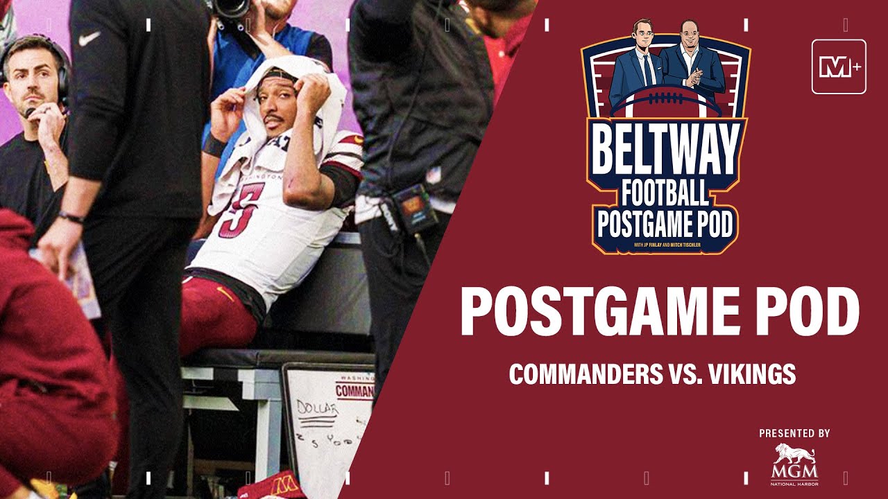 Commanders Postgame: Minnesota shuts out Washington, Commanders lose 8th straight | Beltway Football