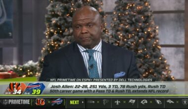 "Josh Allen is phenomenal" - Booger McFarland reacts to Bills' 39-34 thrilling win over the Bengals