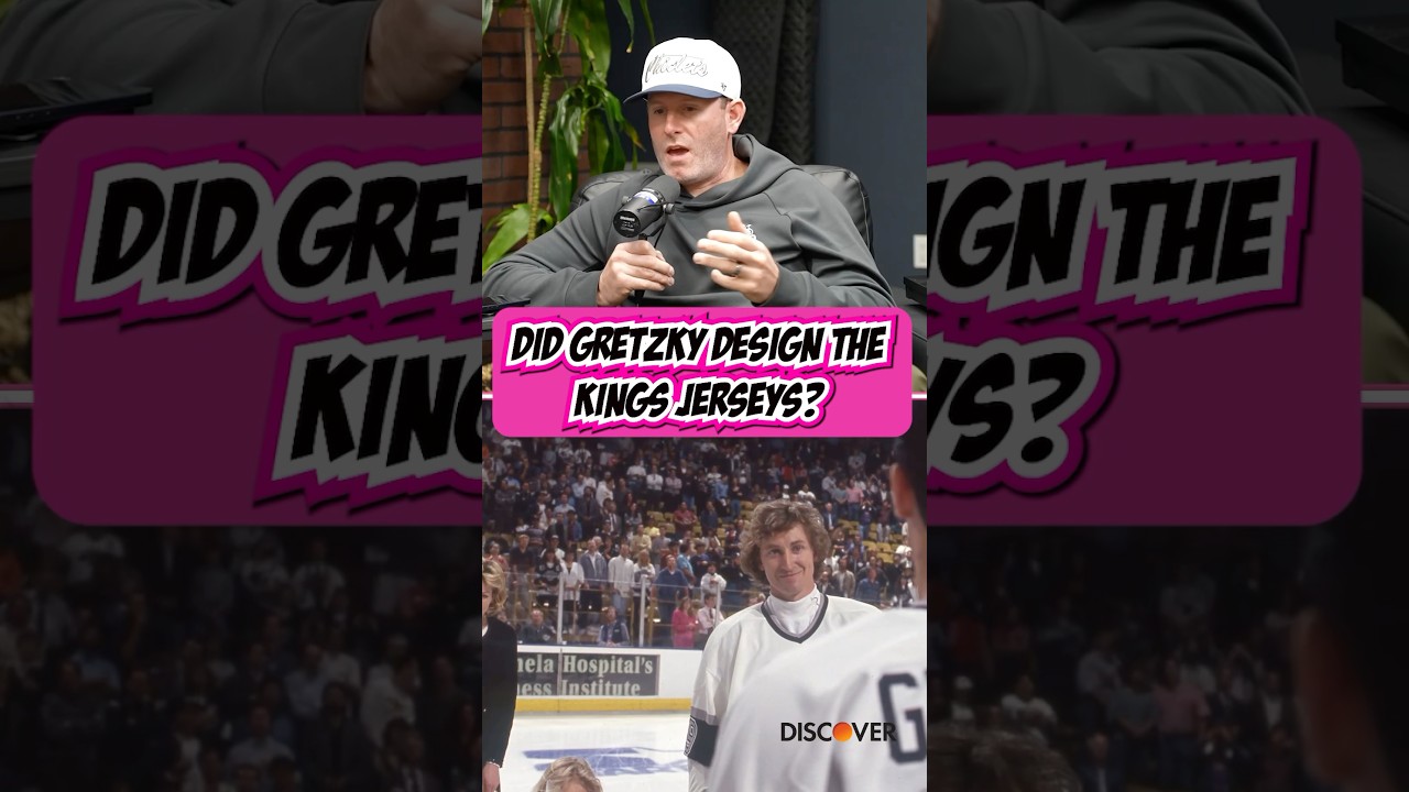 LA Kings went to black jerseys because Gretzky liked the Raiders?!  ​⁠@Discover #DiscoverPartner