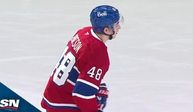 Canadiens' Lane Hutson Shows Off Great Hands For Sweet Goal Vs. Blues